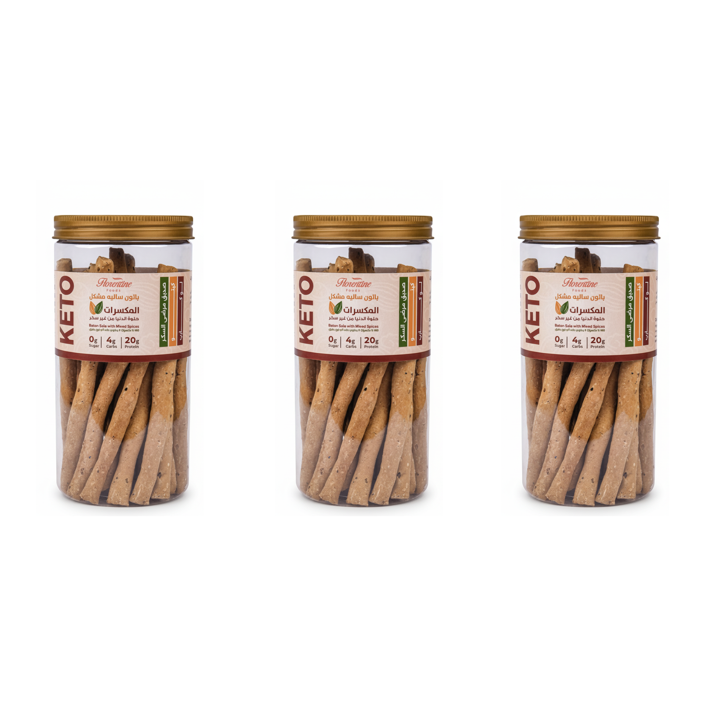 باتون ساليه فلورنتين - زيرو سكر. كيتو. لو كارب