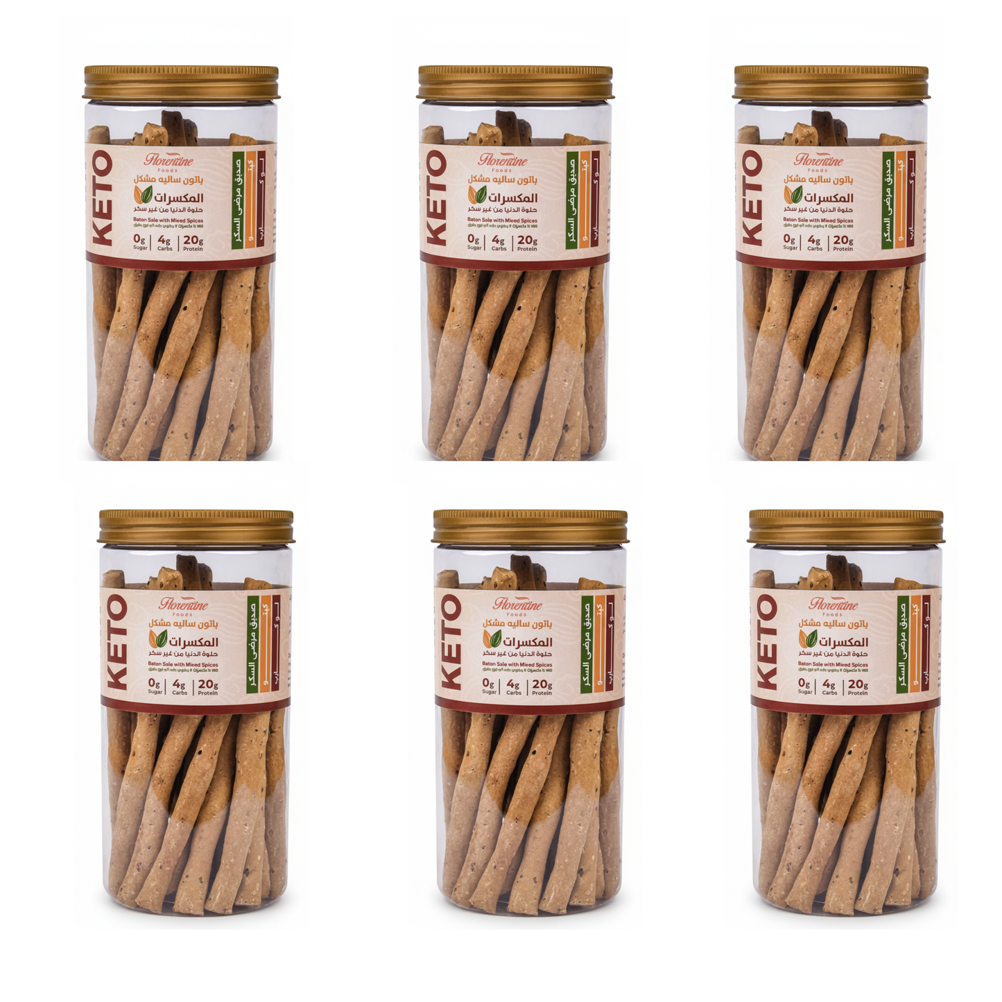 باتون ساليه فلورنتين - زيرو سكر. كيتو. لو كارب