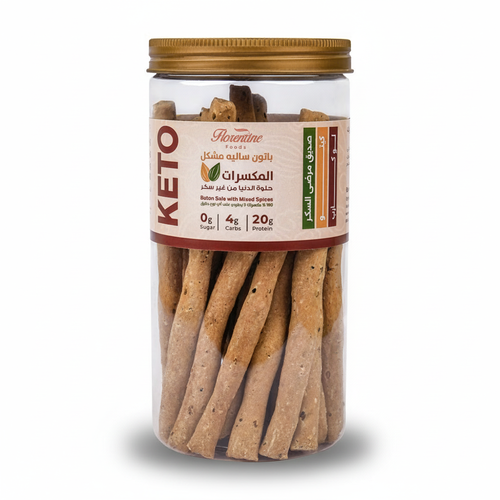 باتون ساليه فلورنتين - زيرو سكر. كيتو. لو كارب
